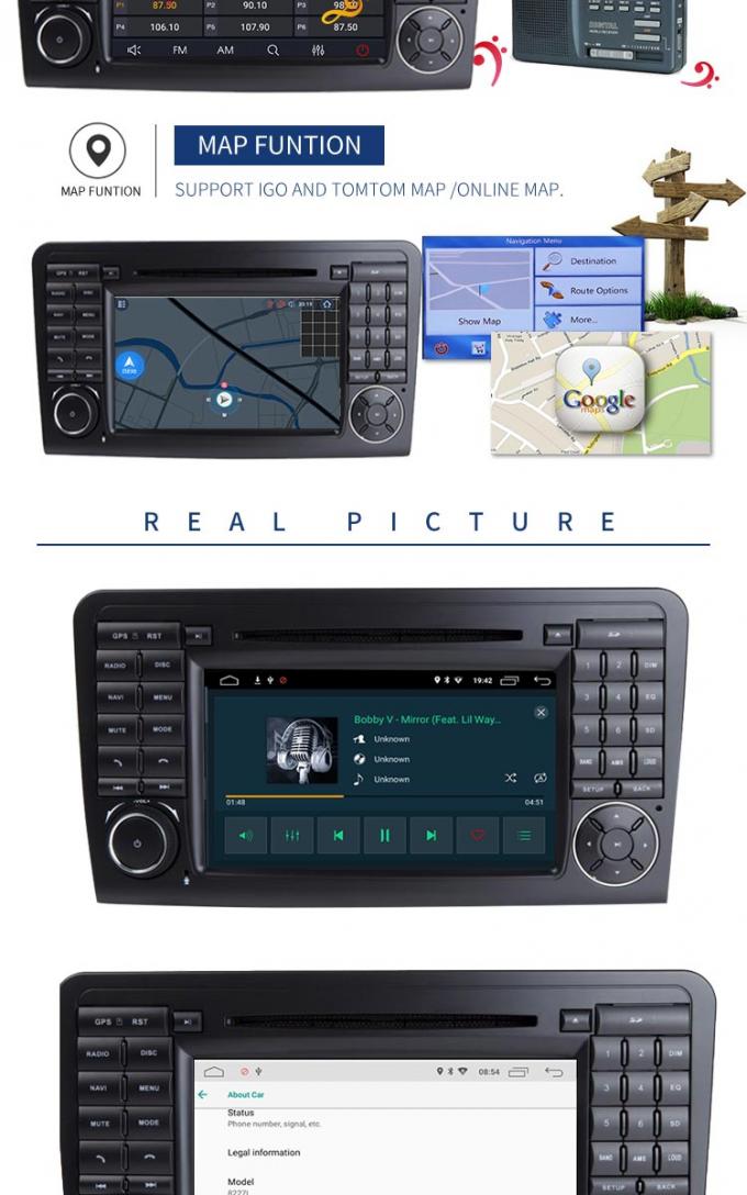 GPS-Rückseiten-Kamera-ZUSATZusb-port-MERCEDES-BENZnavigations-DVD-Spieler mit Autoradio