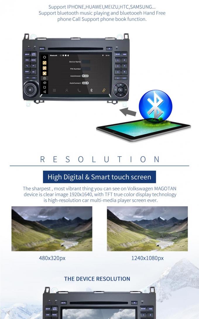 7 Zoll-Touch Screen MERCEDES-BENZdvd-spieler GPS-Navigation für Benz W169