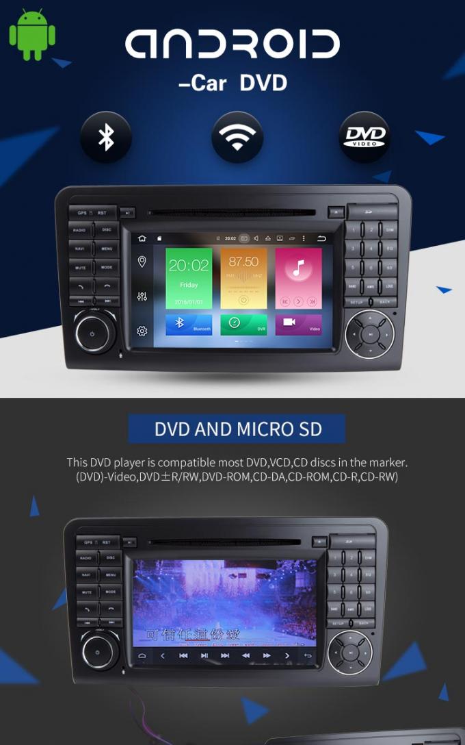 Multi Touch Screen MERCEDES-BENZauto-DVD-Spieler-HMDI ausgegebenes optionales