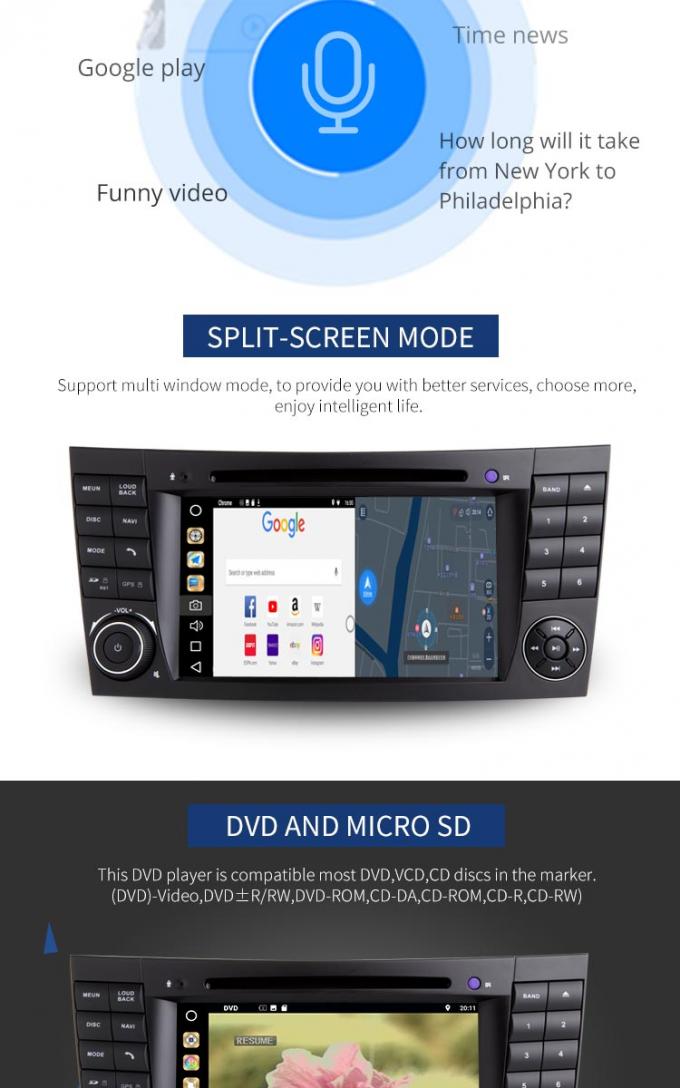 Multi Sprache Mercedes Media Player, DVD-Spieler des Festspeicher-2TB für Mercedes