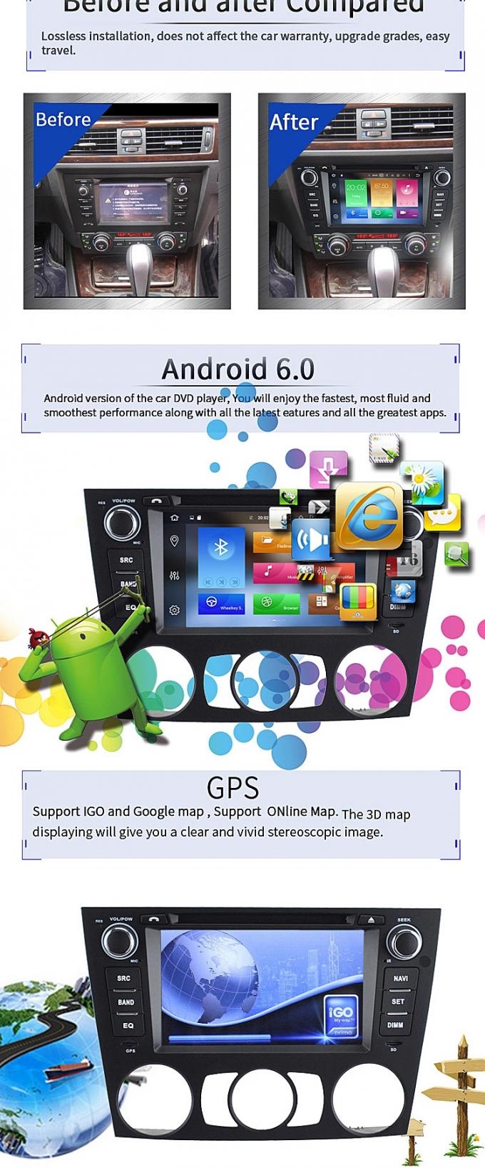 Mirrorlink Android Bmw im Auto-DVD-Spieler, Capasitive-Schirm Bmw-DVD-Spieler