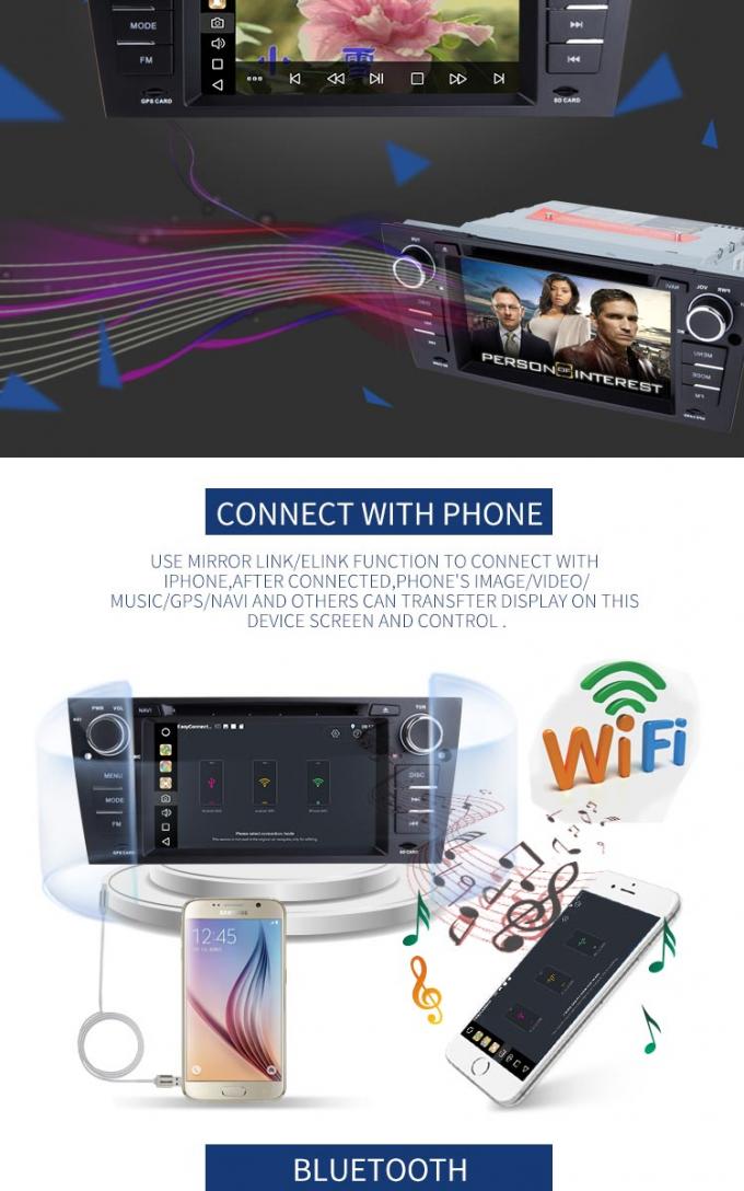Auto Androids 8,1 ausgerüstete FM/AM Funktion MP3 MP5 BMWs GPS DVD-Spieler-Armaturenbrett