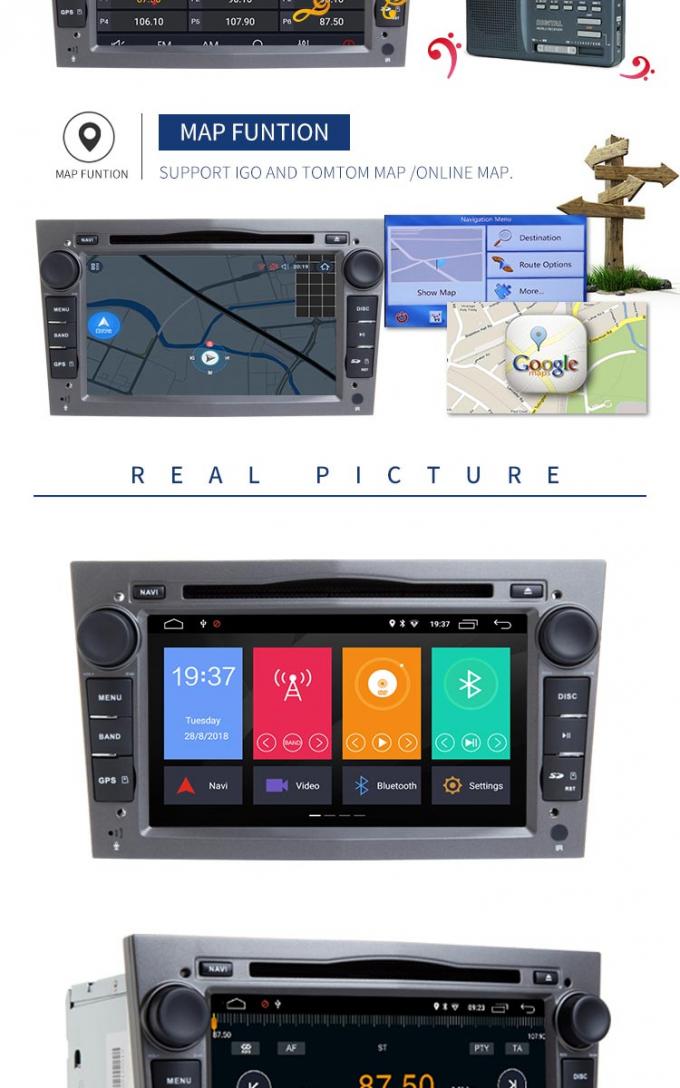Kapazitiver Schirm-Opel-Autoradio-Spieler mit BT-Auto Dvd Gps IPOB USB SWC