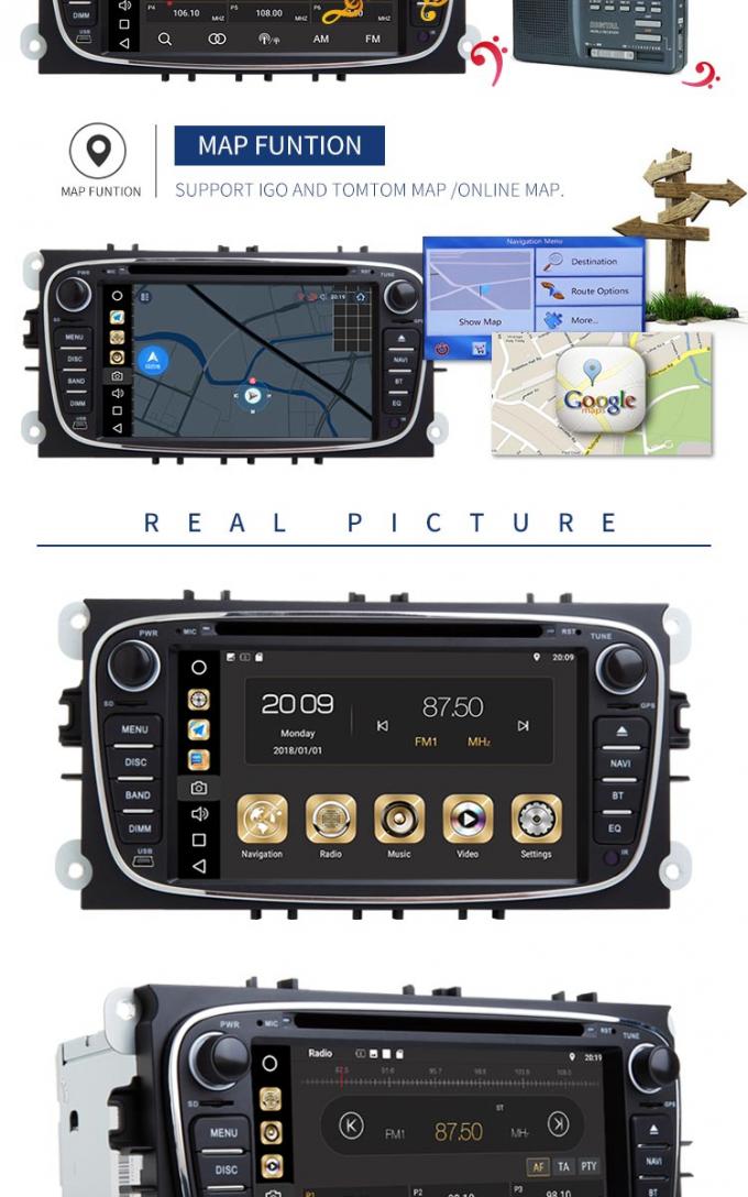 Radio-Ford-Auto-DVD-Spieler-Unterstützungsneueste Apps-eingebauter Radiotuner morgens FM