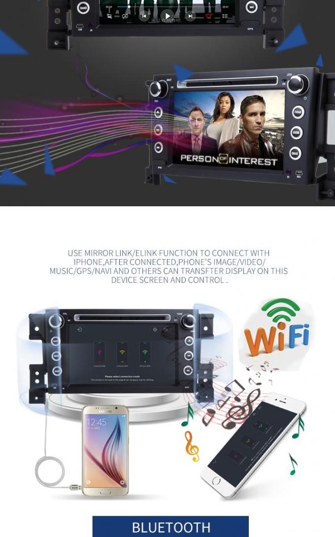 GPS-Navigation SUZUKI-Auto-DVD-Spieler Bluetooth - ermöglichter Kern PX6 RK3399 Cortex-A72 acht