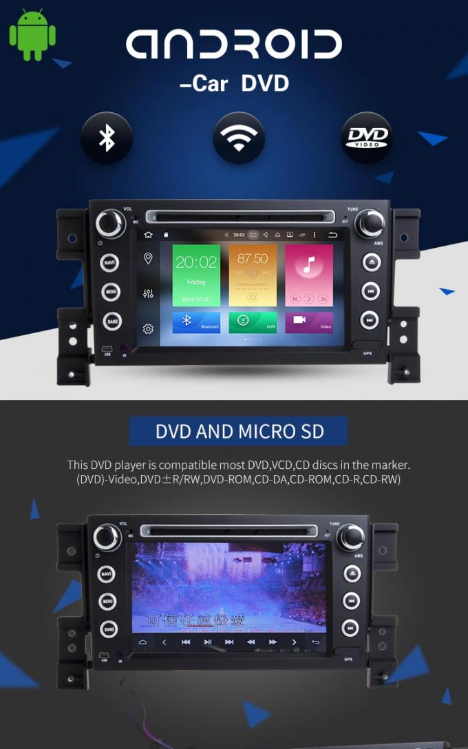 Multimedia Androids 8,0 Video-SUZUKI-Auto-DVD-Spieler für GRAND VITARA