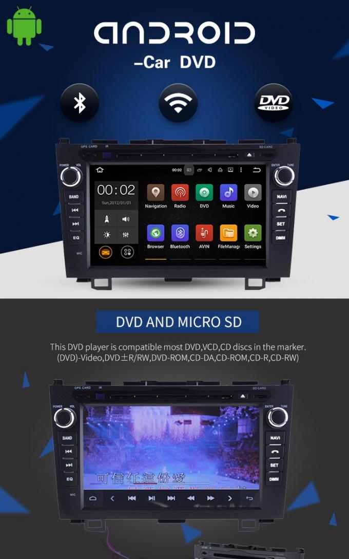 Audio-SWC Honda Civic DVD-Spieler Gps, Auto-DVD-Spieler des Gedächtnis-2GB mit Usb