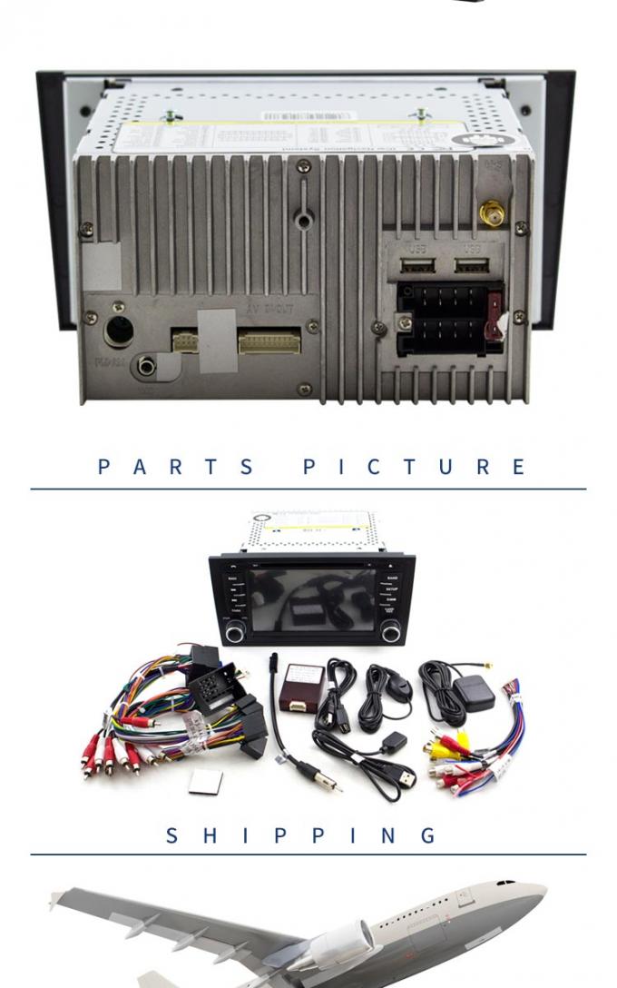 Auto-Audi-Auto-DVD-Spieler Canbus Gps-Rückseiten-Kamera-Stereolithographie Androids 8,0 für A6