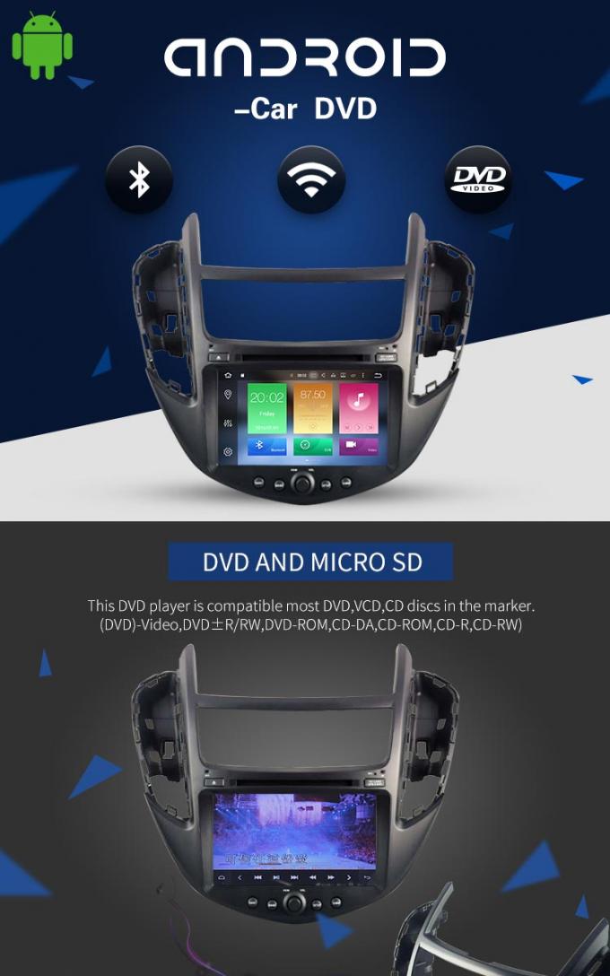 Auto-Stereodvd-spieler Androids 8,0 Chevrolet Trax mit Navigationsanlage