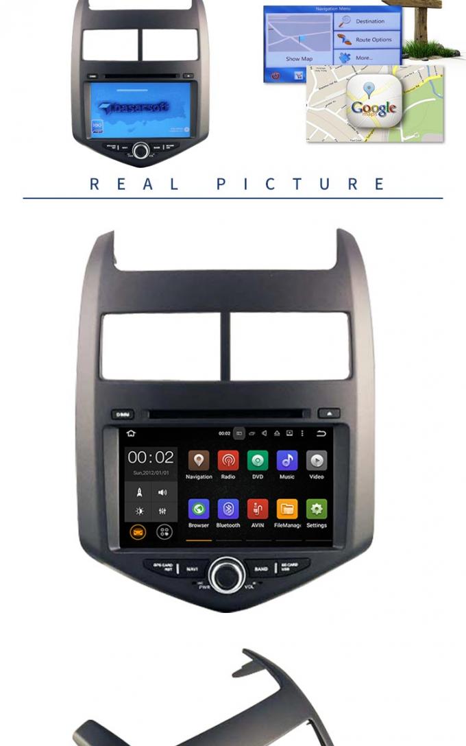 8 Zoll-Touch Screen Chevrolet-Auto-DVD-Spieler PX3 4core stützte sich CPU Bluetooth