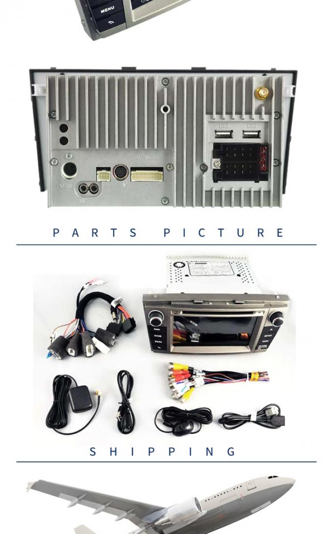 Navigations-Toyota-Rückseiten-DVD-Spieler Avensis GPS, DVD-Spieler Canbus SWC USB Toyota